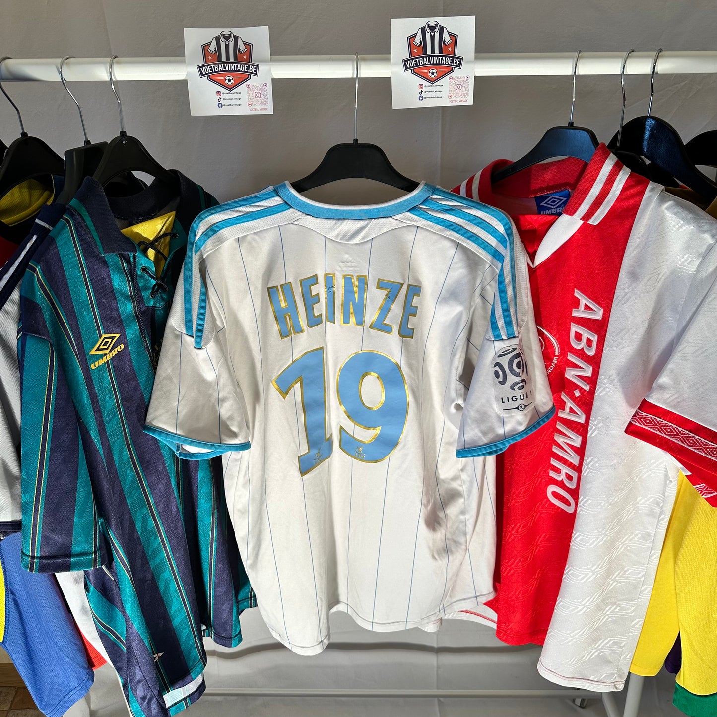 Olympique Marseille Thuisshirt 2009/10 – Maat XL – lichte Gebruiksporen op bedrukking