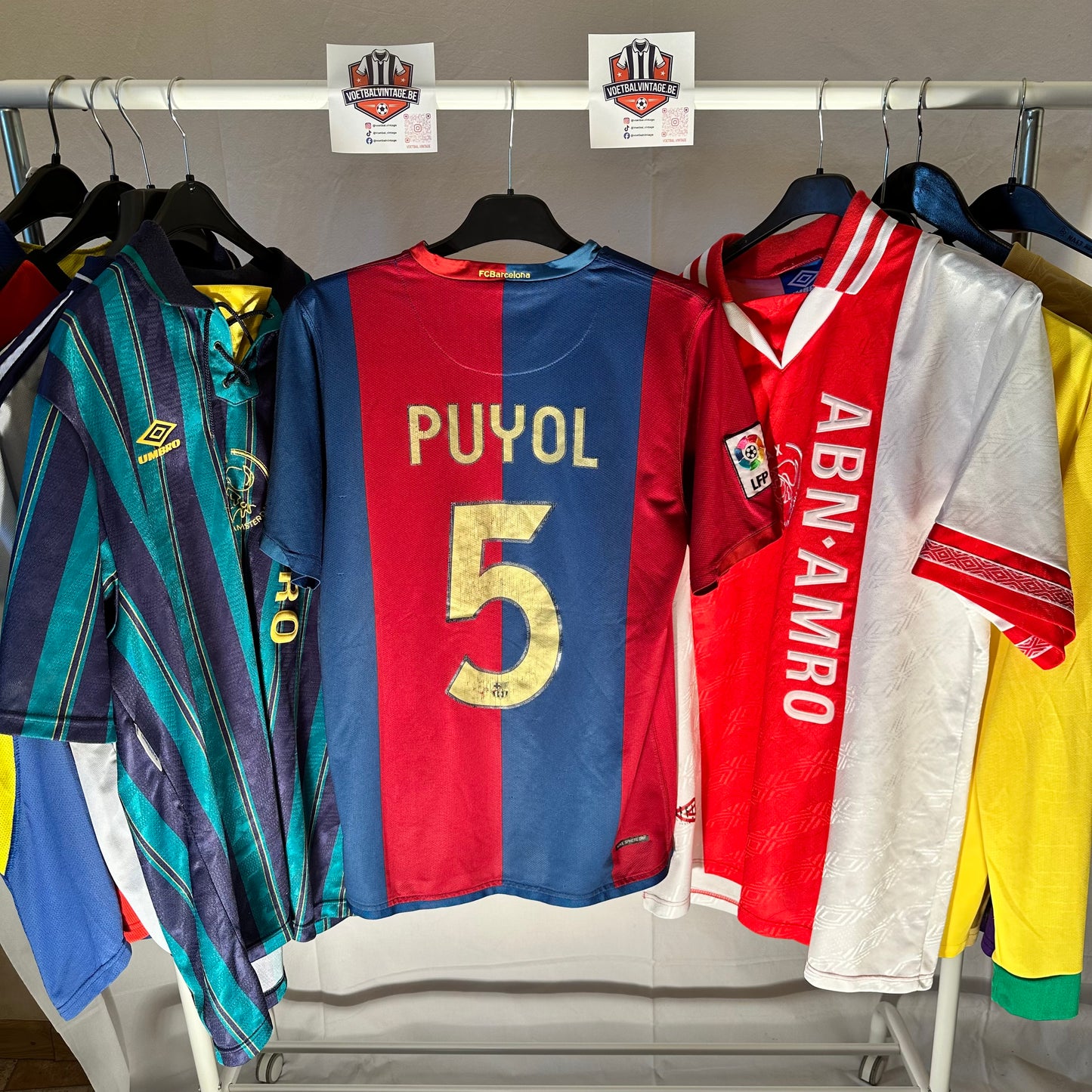 FC Barcelona Thuisshirt 2007/08 – Carles Puyol #5 – Maat M – Zeer Goede Staat