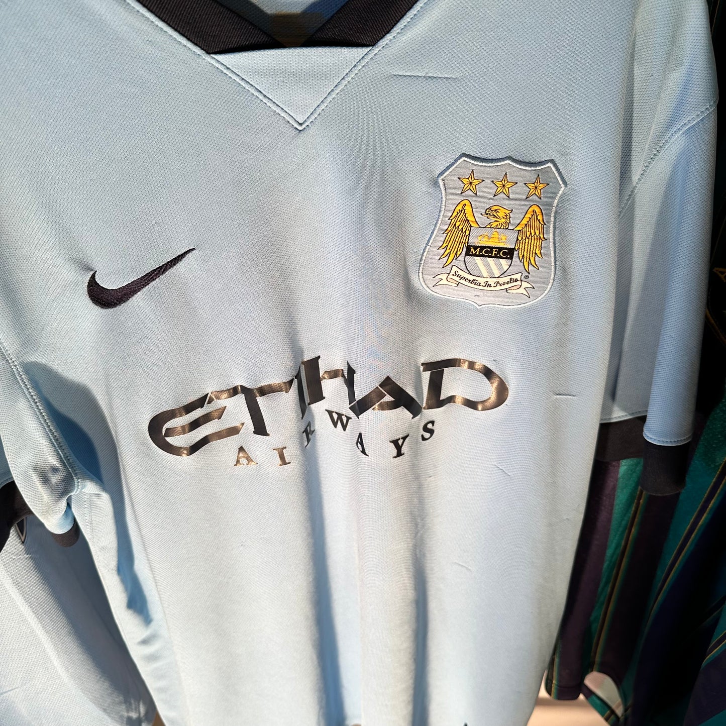 MANCHESTER CITY 2013 2014 HOME SHIRT JERSEY NIKE maat: XL