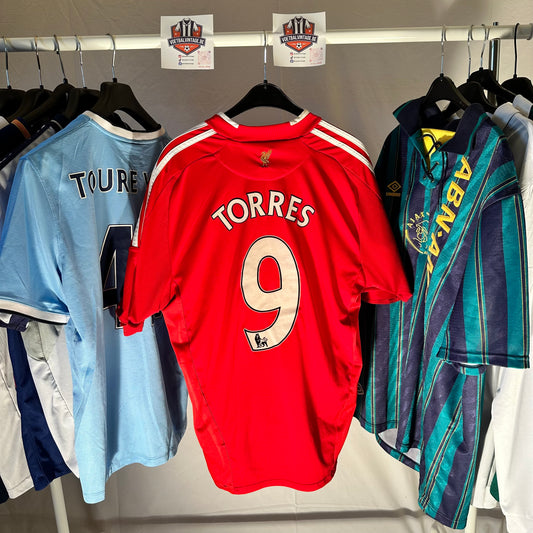 Liverpool FC Thuisshirt 2008 – Fernando Torres #9 | Maat L | Rare Classic | Zeer goede staat