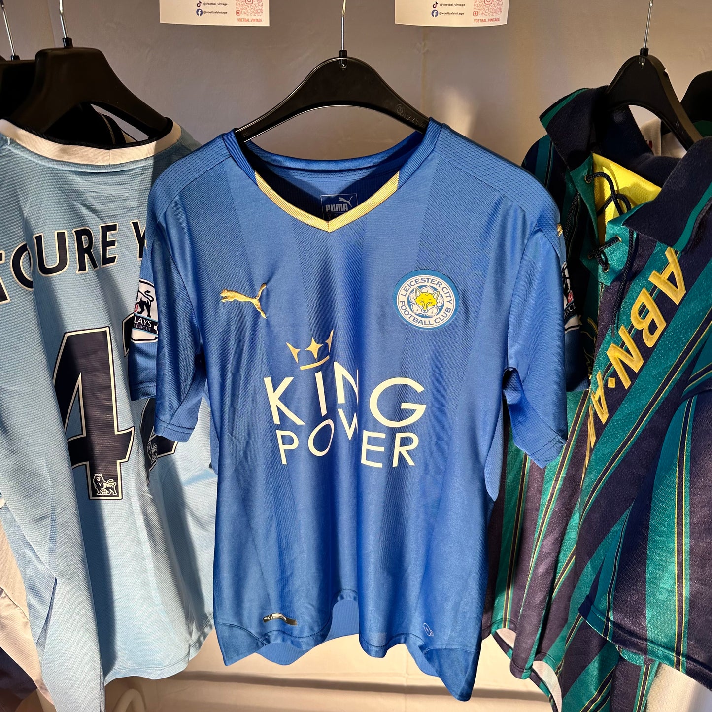 Jamie Vardy Leicester City 2016-17 Maat: S/M